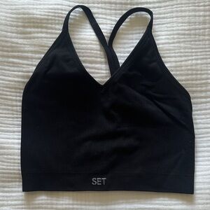 SET Active Black Sports Bra